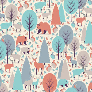 wallpaper Animals in forest