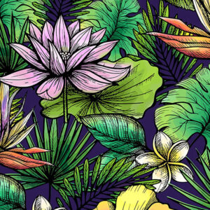 wallpaper Exotic flowers